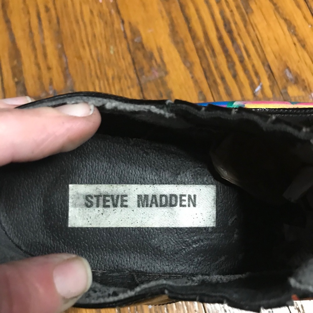 Vintage Steve Madden Floral Iridescent Western - Picture 5 of 6